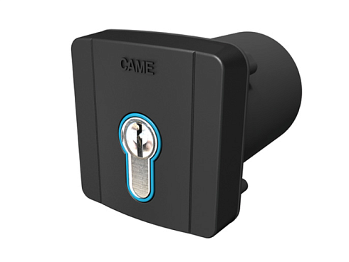 Купить Встраиваемый ключ-выключатель CAME SELD2FDG с цилиндром замка DIN и синей подсветко с доставкой и установкой в Каховке